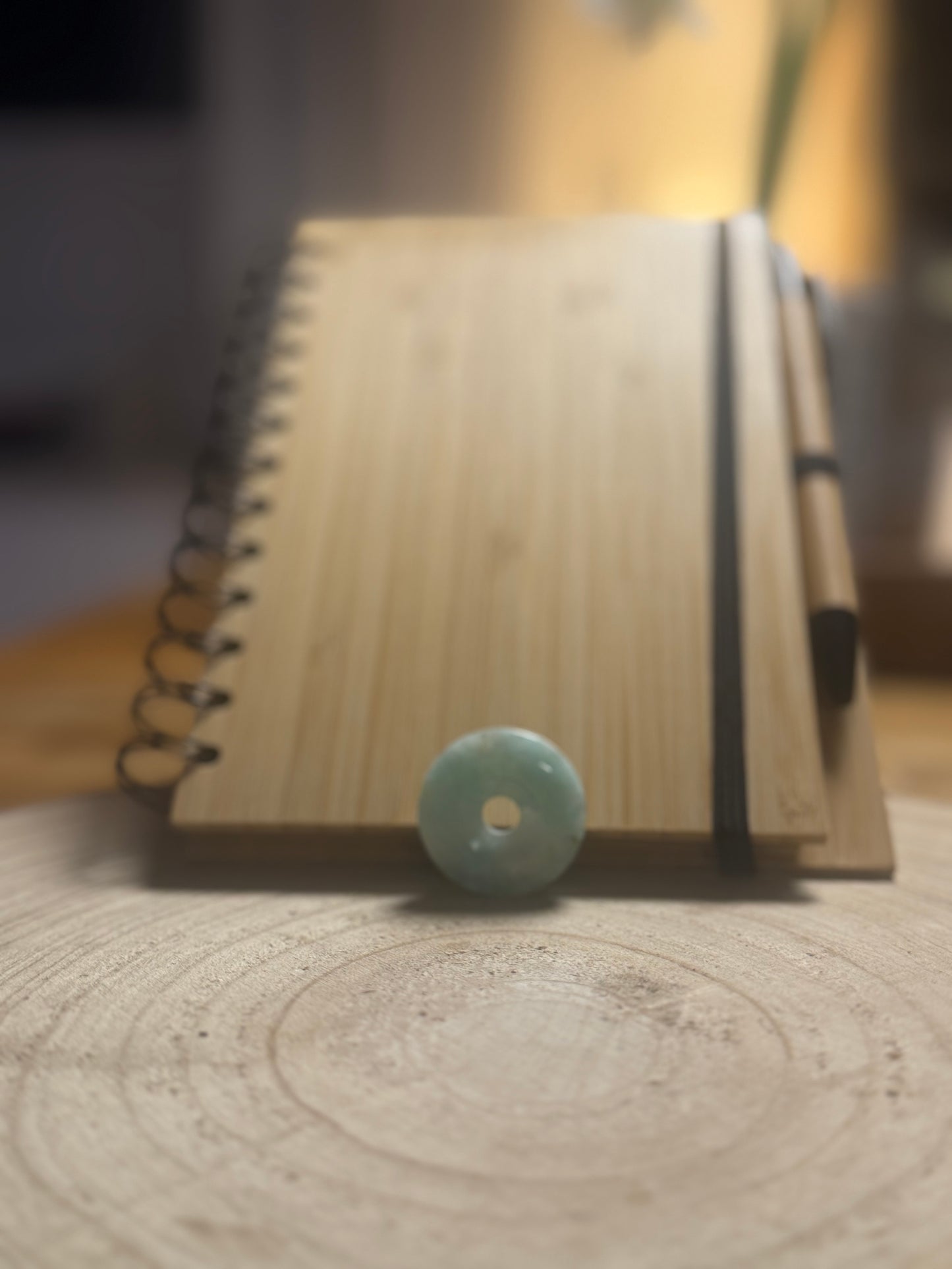 Notizbuch m. Kristall - selbst gestalten  - "Zauberbuch"