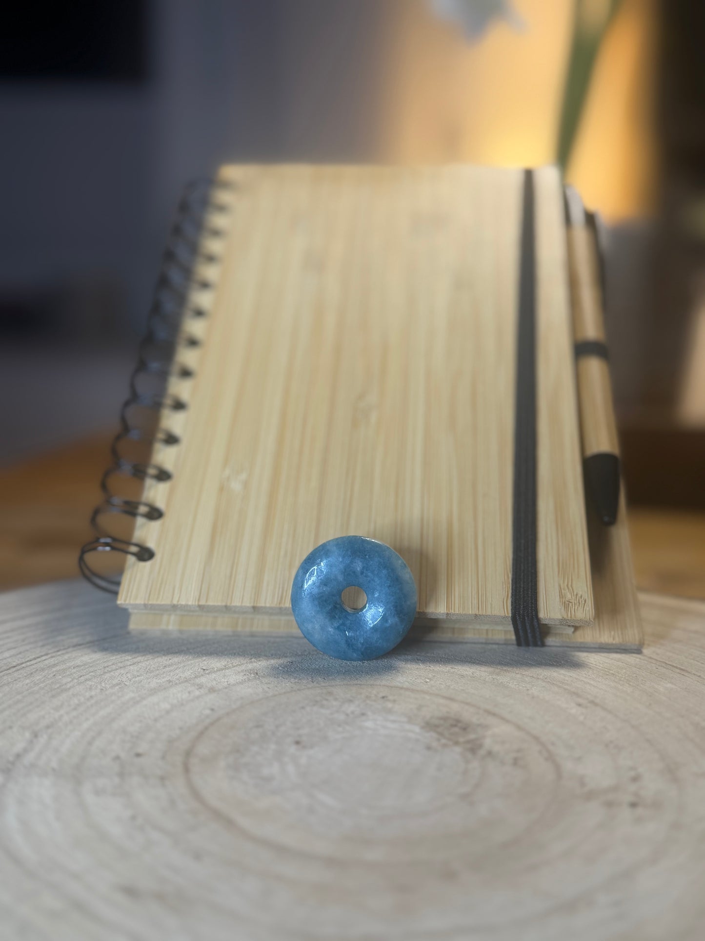 Notizbuch m. Kristall - selbst gestalten  - "Zauberbuch"