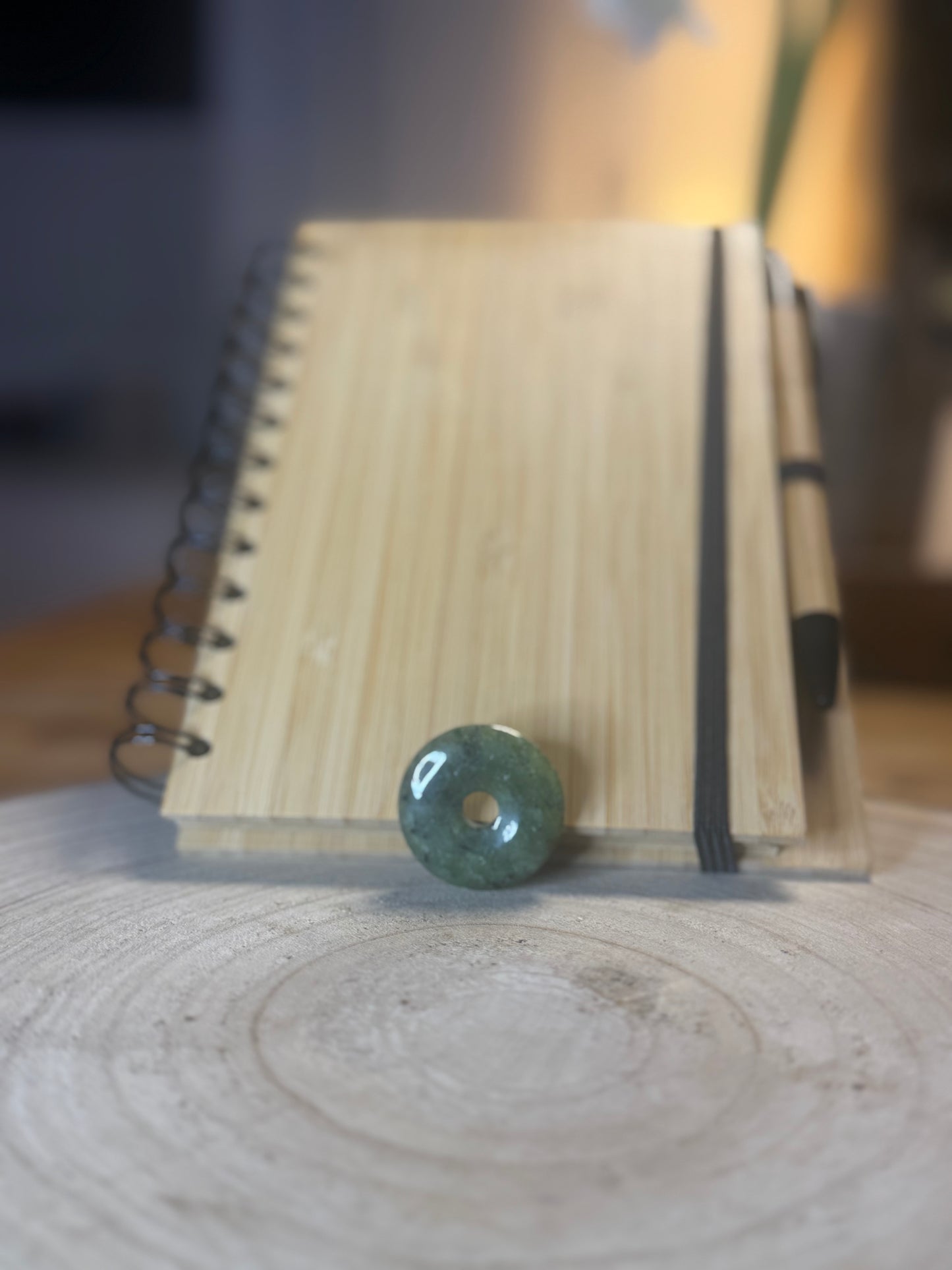 Notizbuch m. Kristall - selbst gestalten  - "Zauberbuch"