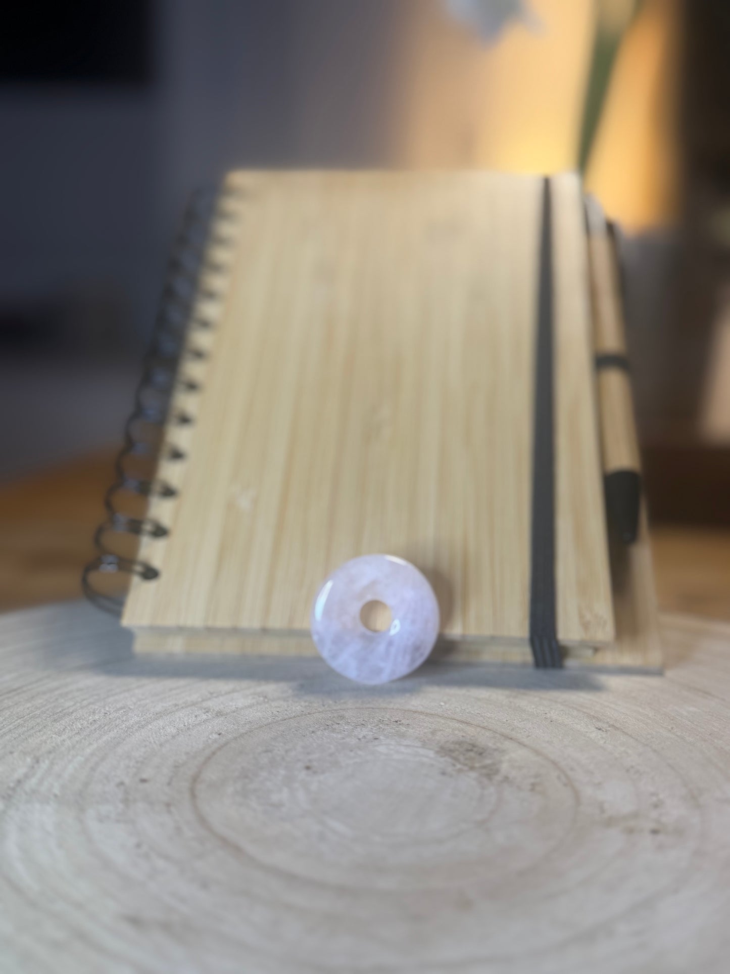 Notizbuch m. Kristall - selbst gestalten  - "Zauberbuch"